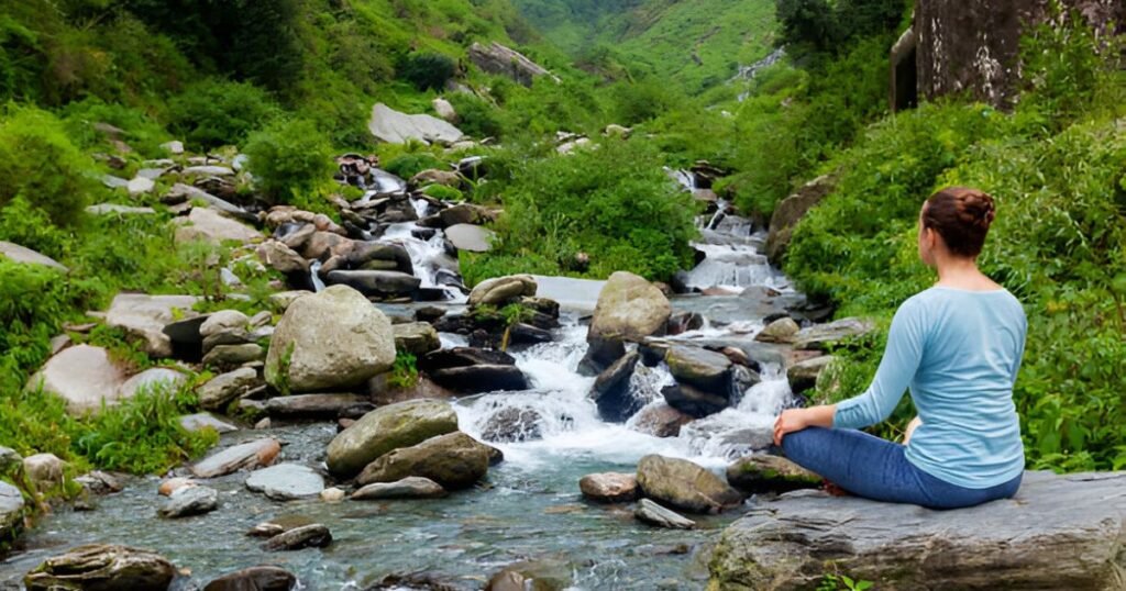 Yoga, temples, and spiritual traditions in India along the sacred river.