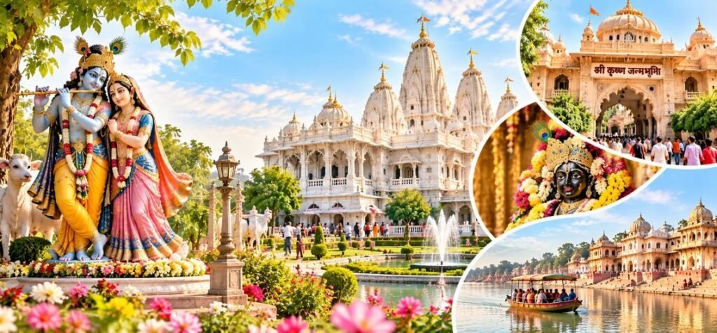 Mathura and Vrindavan Krishna Temples Krishna temples and devotional landmarks in Mathura and Vrindavan, India